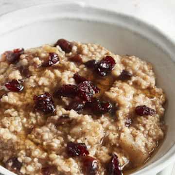 Apple Cranberry Oatmeal