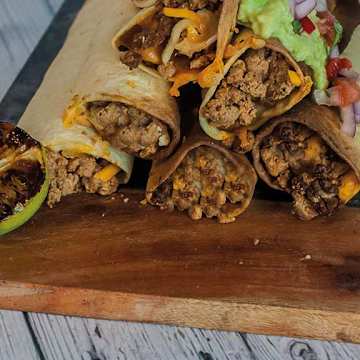 Taquitos with Quorn Mince
