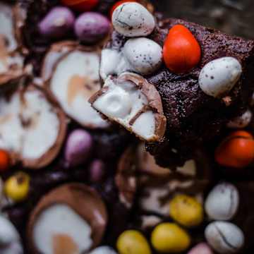 Creme Egg Brownies