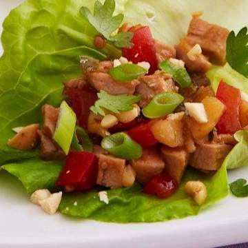 Spicy Pork Lettuce Cups