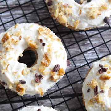 Baked Carrot Cake Doughnuts