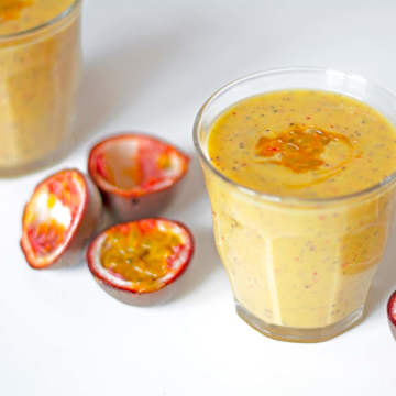 Orange Passionfruit Melon Smoothie