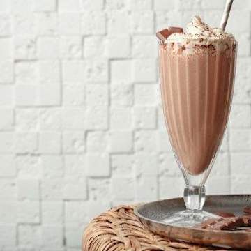 Dairy-Free Mocha Banana Milkshake