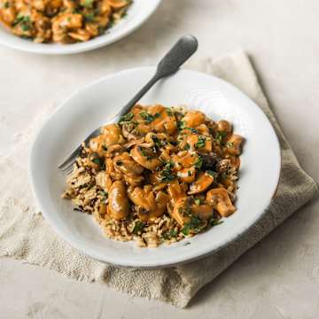 Mushroom Stroganoff