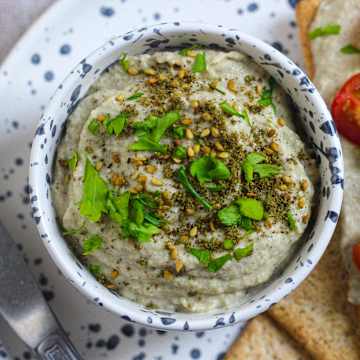 Roasted Aubergine & Za&rsquo;atar Dip