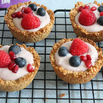 Super Berry Protein Granola Cups
