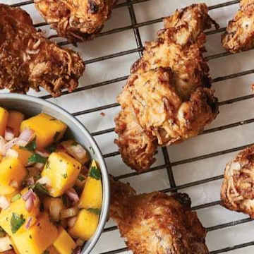 Spicy Coconut Chicken Wings