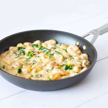 Lemon & Mascarpone Pan-Fried Gnocchi