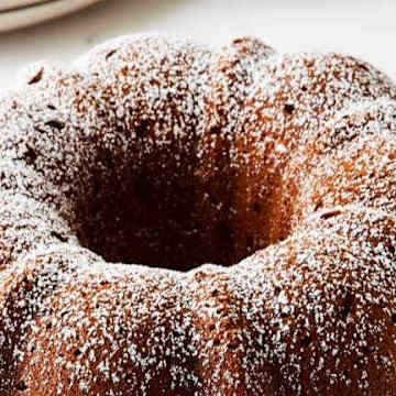 Chocolate Chip and Banana Bread Bundt Cake