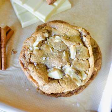 White Chocolate & Cinnamon Cookies