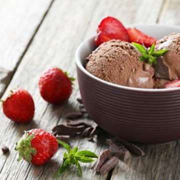 Chocolate Covered Strawberry Sorbet