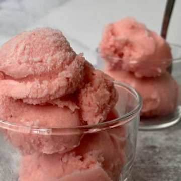 Dairy-Free Candy Cane Coconut Ice Cream