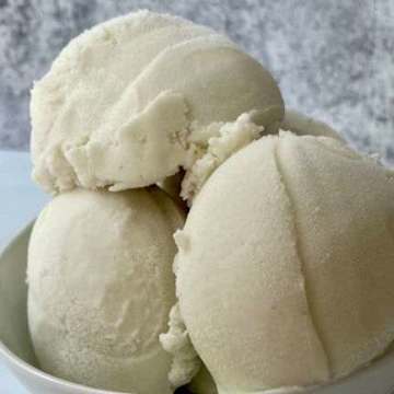 Dairy-Free Raspberry Ice Cream