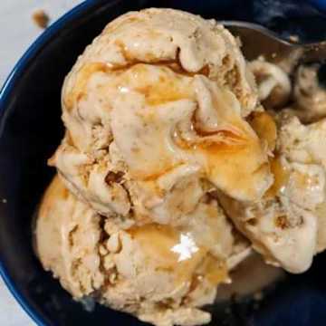 Gourmet Sweet and Salty Graham Cracker Ice Cream
