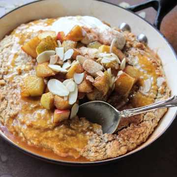 Caramel Apple Giant Pancake