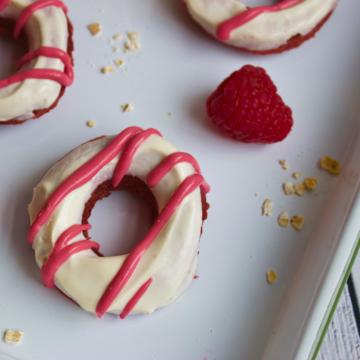 Mini Red Velvet Doughnuts