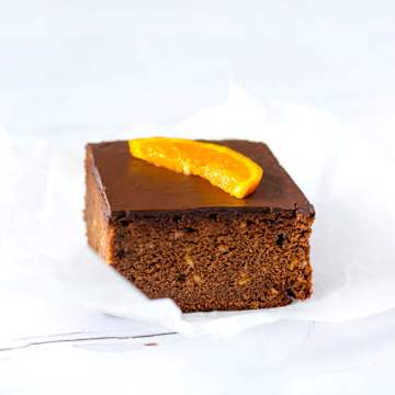Flourless Mayan Spiced Chocolate Tangerine Cake