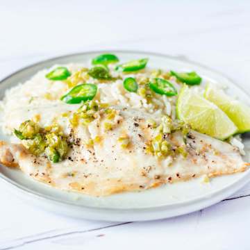 Grilled Sea Bass with Spicy Coconut Dressing