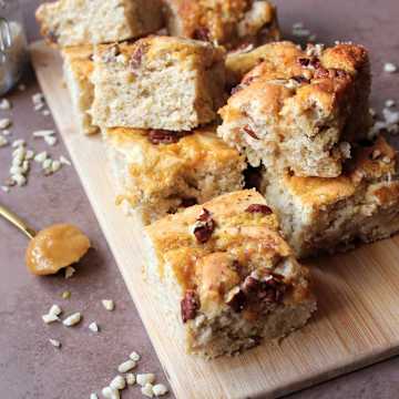 Caramel Pecan Blondies