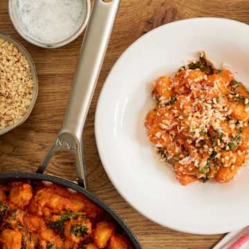 Romesco & Spinach Gnocchi