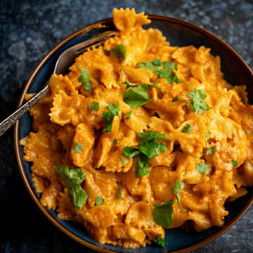 Indian inspired Pasta