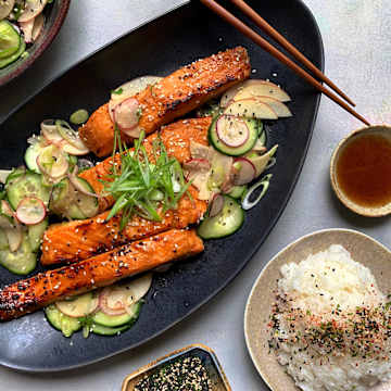 Miso Glazed Salmon