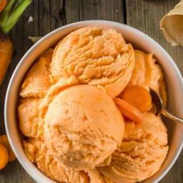 Orange Pineapple Carrot Ice Cream