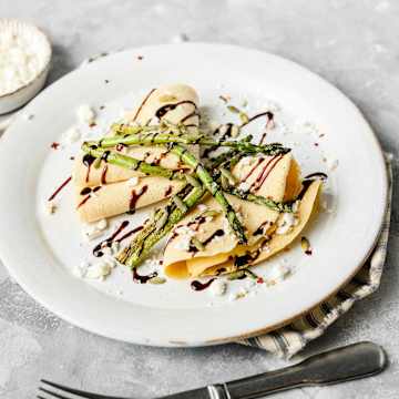 Vegan Omelette with Asparagus