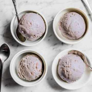 Peanut Butter and Jelly Ice Cream