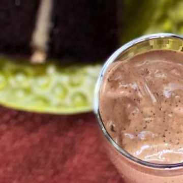 Vegan Triple Trouble Chocolate Milkshake