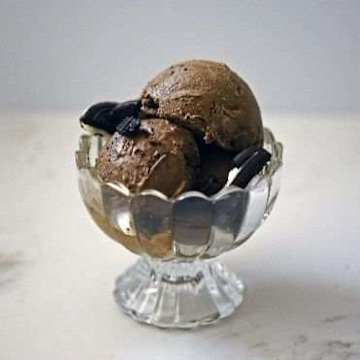Chocolate Spinach and Cookie Ice Cream