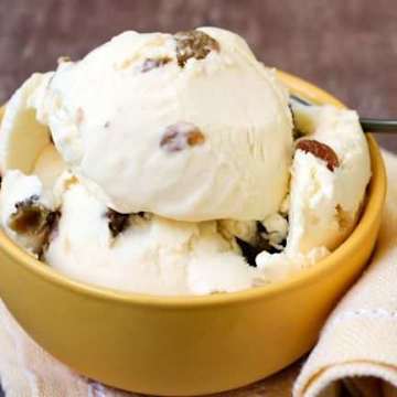 Vegan Oatmeal Raisin Cookie Ice Cream