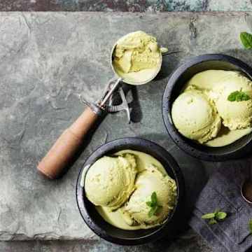 Vegan Green Tea Ice Cream