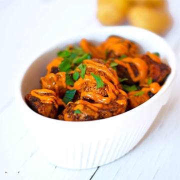 Roast Potatoes with Spicy Mayo