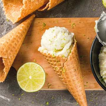 Vegan Key Lime Sorbet