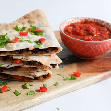 Cheese & Bean Quesadillas