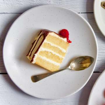 Vanilla & Chocolate Layer Cake