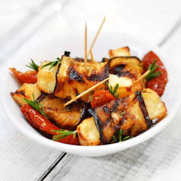 Halloumi Pigs in Blankets