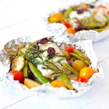 Frozen Cod & Vegetable Parcels