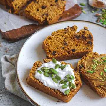 Cinnamon & Chocolate Chip Sweet Potato Loaf