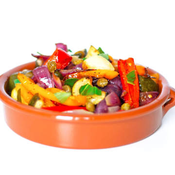 Mixed Mediterranean Veggies with Vinaigrette