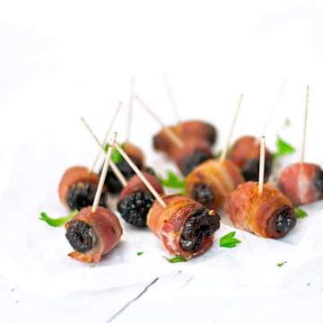 Prunes in Bacon