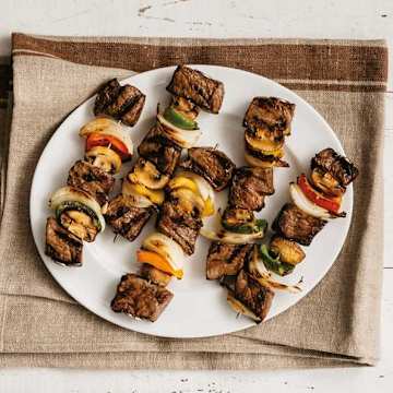 Steak & Vegetable Kebabs
