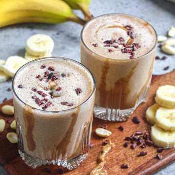 3 Ingredient Banana & Peanut Butter Mylkshake