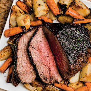 Beef Roast with Root Vegetables & Pan Gravy