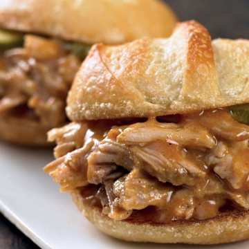 Pulled Pork with Crispy Biscuits