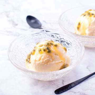 Passion Fruit Ice Cream