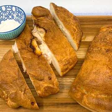 Chicken Bacon Ranch Calzones
