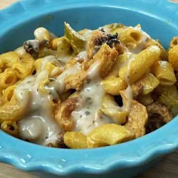 Buffalo Chik'n Mac n' Cheese