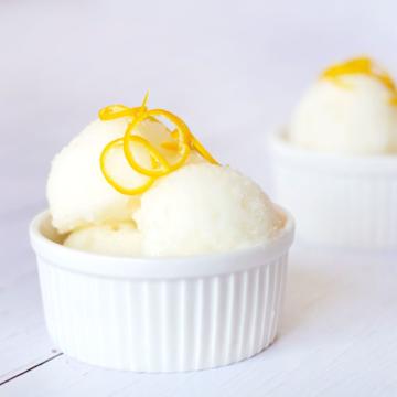 Sorbet au citron